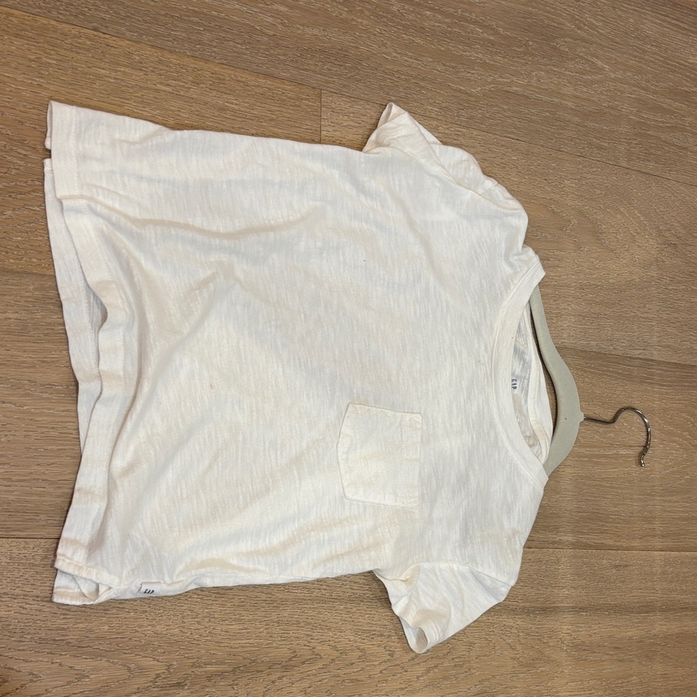 GAP Kids Cream Organic Cotton Tee